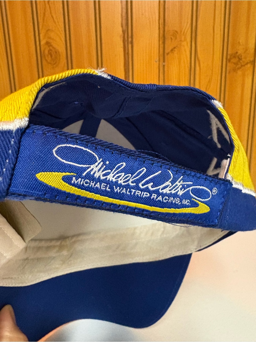 NAPA Racing Blue & Yellow Embroidered Cap - Picture 5 of 8